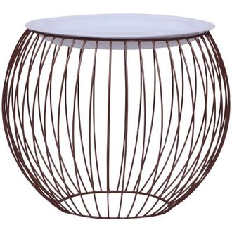 vidaXL Mesa De Centro Dorado &Oslash; 51 Cm Vidaxl