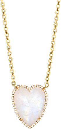 Irene Neuwirth Collana Love in oro giallo 18kt con pietra di luna