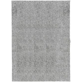 vidaXL Shaggy Rug pamplona High Pile Modern Grey 140x200 cm Vidaxl