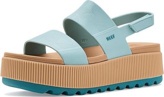 Reef Water Vista Higher Womens Sandals Blue Haze/Tan : 11 B - Medium, Synthetic