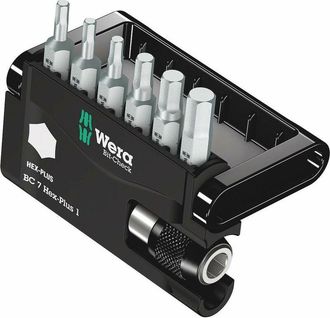 Wera Bit-Check 7 Hex-Plus 1, 7 pezzi - Wera
