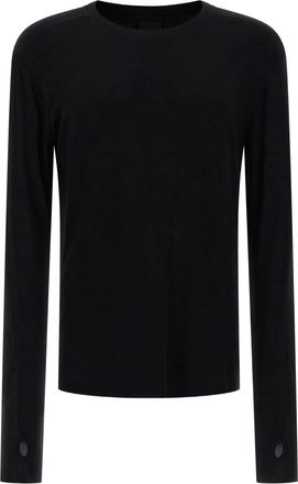 Thom Krom T-shirt a maniche lunghe - Nero