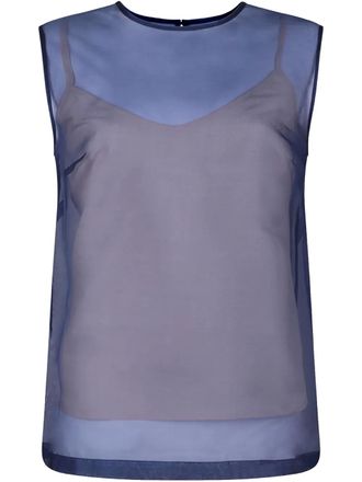 P.A.R.O.S.H. Sorgented blouse - Blue