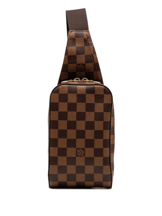 Louis Vuitton 2004 Damier Ebene Geronimos crossbody bag - Brown