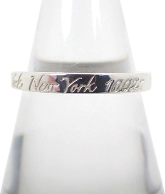 Tiffany & Co. Silver Sterling Silver 925 Band Ring (Pre-Owned)