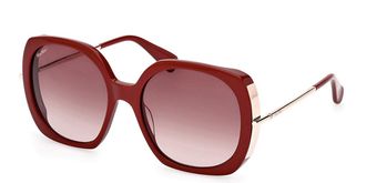 Max Mara MM0079 66F Womens Sunglasses Red Size 58