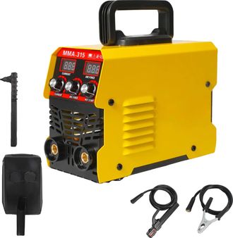 OEM M&aacute;quina De Soldar Port&aacute;til, Rango De Corriente Ajustable, Amarilla Mma-315