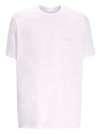 A|X Armani Exchange T-shirt in cotone con logo - Bianco