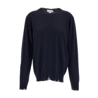 Stella McCartney Dames, Truien, Blauw, Maat: XS Wol