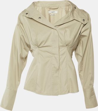 Isabel Marant Etoile Beige Cotton Button Jacket