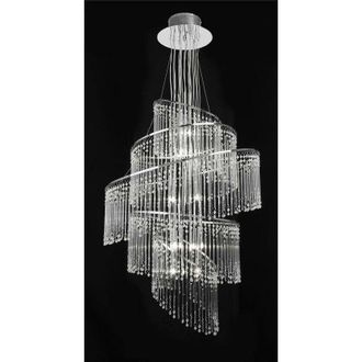 Endon Lighting Camille - 24 Light Chandelier Chrome Finish, G4 Bulb