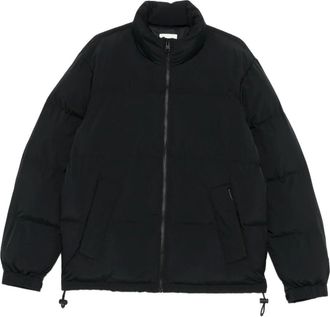 Sandro high-neck puffer jacket - Black