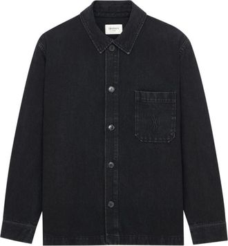 Saint Laurent Black Relaxed Overshirt
