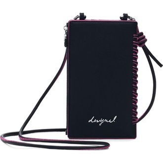 Desigual Others Faux Leather Crossbody in Black at Nordstrom