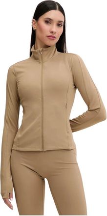 Casall Chaqueta con cremallera de tacto suave - Sweatshirts & Hoodies - Mujer - Beige - L