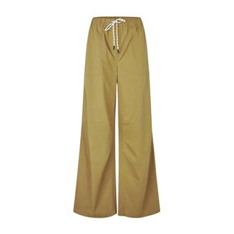 Modstr&ouml;m Dames, Broeken, Beige, Maat: L