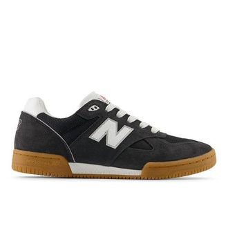 New Balance Unisex NB Numeric Tom Knox 600 in Grigio/Bianco, Pelle Scamosciata/Rete, Taglia 40.5