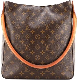 Louis Vuitton Looping Handbag Monogram Canvas GM shoulder bag - Bruin