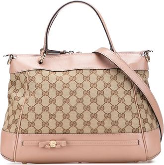 Gucci Borsa a tracolla Mayfair in tela GG 2000-2015 - Marrone
