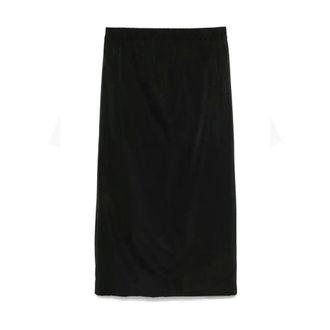 Carven Maxi Skirts, female, Black, Size: XL Sk142 Skirt Long