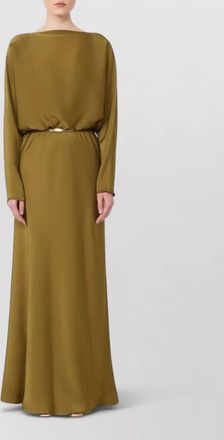 Max Mara satin maxi dress