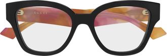 Gucci Optical Frame - Dames - Brillen - Roze - 54 MM - Accessoires