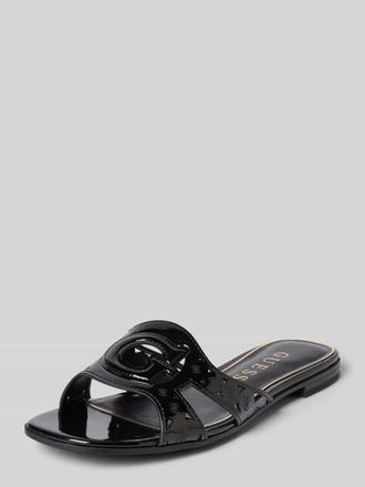 Guess Sandalette mit Logo-Muster Modell CIESTA in Black, Gr&ouml;&szlig;e 36