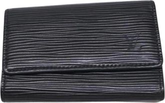 Louis Vuitton Pre-owned Keycase - Heren - Vintage Accessoires - Zwart - ONE Size - Leer - Vintage