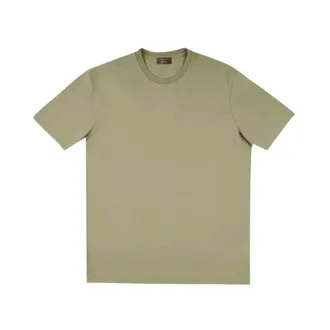 Zanone T-Shirts, male, Green, Size: 3XL Crew-neck Short-sleeve T-shirt