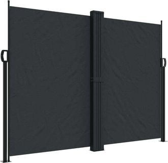 vidaXL Toldo Lateral Retr&aacute;ctil Negro 180x600 Cm Vidaxl