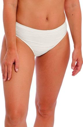 Fantasie Beach Waves Mid Rise Bikini Bottoms in Linen at Nordstrom, Size Xx-Large