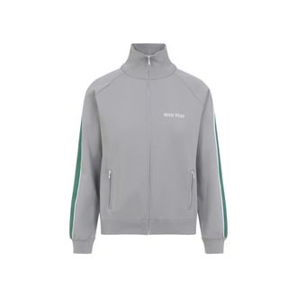 Miu Miu Grey Logo Jacket
