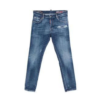Dsquared2 Slim-fit Jeans, male, Blue, Size: 3XL Cool Guy Stretch Jeans