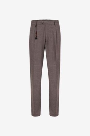 Marco Pescarolo Bundfaltenhose aus Schurwolle und Kaschmir Far Zip