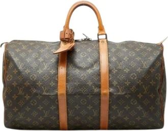 Louis Vuitton Pre-owned Weekend Bags, female, Brown, Size: ONE SIZE Pre-owned Boston Bag
