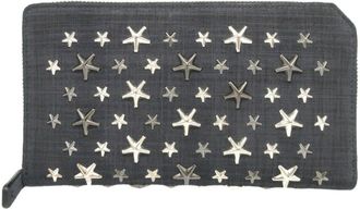 Jimmy Choo London Canvas Long Wallet (Bi-Fold) (Pre-Owned)