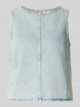 Levi's Regular Fit Blusentop aus reiner Baumwolle Modell DENIM SHELL in Hellblau, Gr&ouml;&szlig;e XS