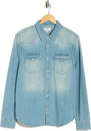 AG - Adriano Goldschmied Aiden Western Denim Button-Up Shirt in Renaca at Nordstrom Rack, Size X-Small