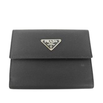 Prada Pre-owned Wallets, unisex, Black, Size: ONE SIZE Pre-owned Nylon Wallet