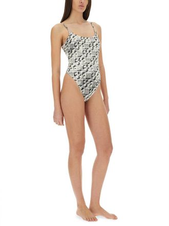 Tory Burch One-Piece Swimsuit - White