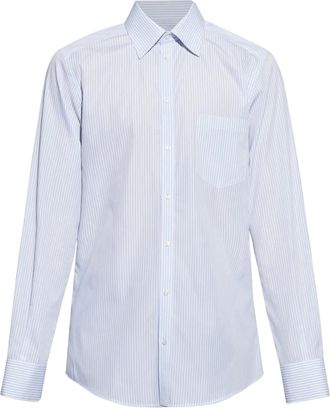 Dolce & Gabbana Camicia a righe in cotone - Blu