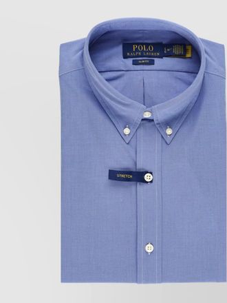 Ralph Lauren womens cotton shirt with button down collar