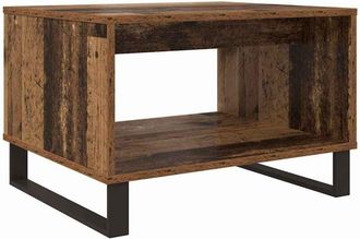 vidaXL Vidaxl - Mesa de Café Madera vieja 60 x 50 x 40 cm Madera contrachapada
