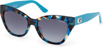 Guess Dames, Accessoires, Blauw, Maat: 55 MM