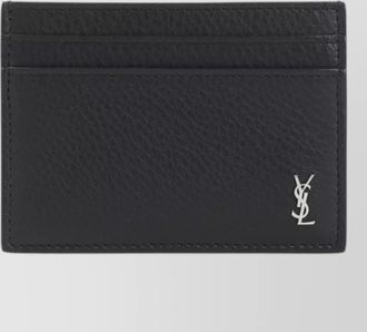 Saint Laurent leather tiny card holder