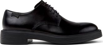 Camper Dean lace-up leather derby shoes - men - Leather/Recycled Polyester/Leather/Polyethylene vinyl acetate (PEVA)/Fabric - 43 - Black