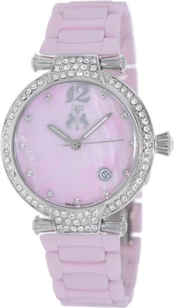 Jivago Watches Womens Pink MOP dial Watch