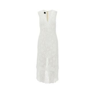 Pinko Lace midi dress Woman 44