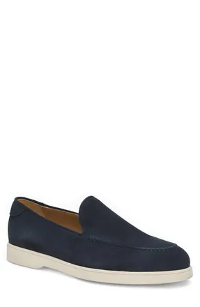 Bruno Magli Elio Loafer Sneaker in Navy Suede at Nordstrom, Size 10.5
