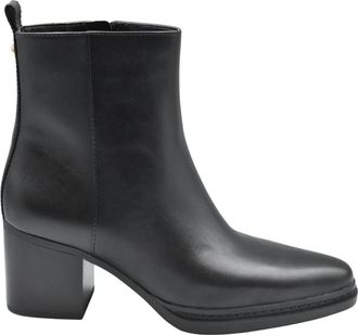Michael Kors Lex Boot - Dames - Laarzen met Hak - Zwart - 39 EU - Leer - Schoenen